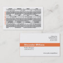 Pesquisar por calendário cartao de visita Empresa