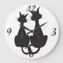 Pesquisar por gato preto relogios de parede Felino