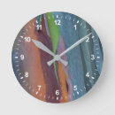 Pesquisar por árvore arco íris relogios de parede Abstrato