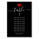 Pesquisar por preto e branco vermelho cartoes de mesa Casal