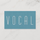 Pesquisar por vocals cartao de visita Elegante
