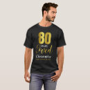 Pesquisar por aniversário do 80 camisetas Para todos