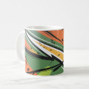 Pesquisar por movimento verde canecas Abstrato