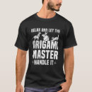 Pesquisar por dobradura de papel camisetas Mestre