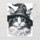 Pesquisar por felina cartoes postais Preto e branco