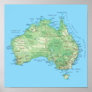 Pesquisar por mapa austrália pôsteres pósteres Viagem