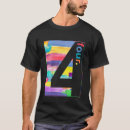 Pesquisar por números coloridos camisetas Aniversário