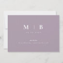 Pesquisar por lilac save the date convites Simples