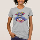 Pesquisar por crânio azul camisetas Flores