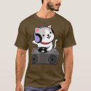 Pesquisar por gato do dj camisetas Engraçado