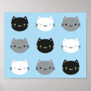 Pesquisar por gatinho preto e branco pósteres Animais de estimação