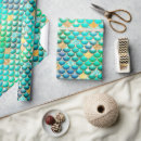 Pesquisar por sereia verde papel de presente Fantasia