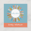 Pesquisar por babysitters cartao de visita Cuidador