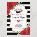 Pesquisar por surprise 60th birthday convites Floral