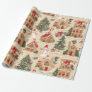 Pesquisar por boneca do vintage papel de presente Natal