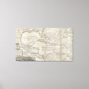 Pesquisar por mapa antigo impressão de canvas Ilhas