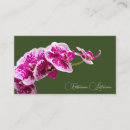 Pesquisar por flores da orquídea cartao de visita Cliente