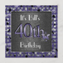 Pesquisar por de anos feliz 40 aniversário convites Para ele