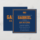 Pesquisar por orange bat mitzvah convites Azul
