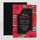 Pesquisar por preto e vermelho 13 18 vertical casamento convites Listras