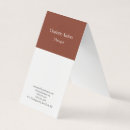 Pesquisar por marrom e branco cartao de visita Para ela