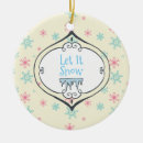 Pesquisar por deixe a nevar ornamentos Branco