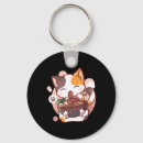 Pesquisar por anime japonês chaveiros Gato engraçado