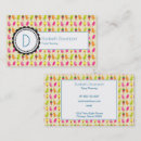 Pesquisar por verde limão rosa cartao de visita Padrão