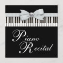 Pesquisar por piano recital convites Preto