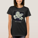 Pesquisar por flores preto e branco camisetas Floral