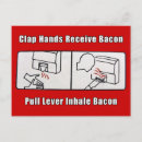 Pesquisar por porco engraçado cartoes postais Bacon