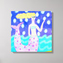 Pesquisar por sereia impressão de canvas Colorido