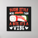 Pesquisar por sushi impressão de canvas Comida