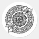 Pesquisar por colorir flores adesivos Mandala
