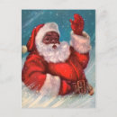 Pesquisar por natal africano cartoes postais Xmas