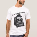 Pesquisar por arte da escrita camisetas Máquina de escrever