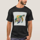 Pesquisar por pintura da tartaruga de mar camisetas Colorido