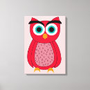 Pesquisar por corujas coloridas impressão de canvas Crianças