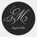 Pesquisar por monograma m casamento adesivos Noiva