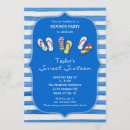 Pesquisar por sandália convites Festa de piscina