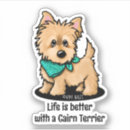 Pesquisar por cairn terrier adesivos Amante de cachorro