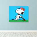 Pesquisar por beisebol impressão de canvas Charles schulz