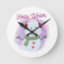 Pesquisar por boneco neve de relogios de parede Xmas