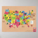 Pesquisar por mapa eua pôsteres pósteres Ilustrado
