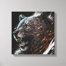 Pesquisar por pintura urso impressão de canvas Animal