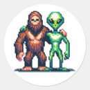Pesquisar por extraterrestres adesivos Arte de pixel