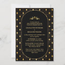 Pesquisar por great gatsby convites Preto e dourado