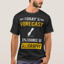 Pesquisar por escrito à mão camisetas Caligrafia