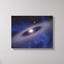 Pesquisar por asteróide impressão de canvas Conceito