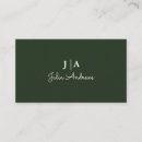 Pesquisar por verde escuro e branco padrao cartao de visita Monograma